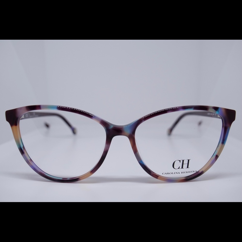 Carolina Herrera optical glasses -purple color/ extended form/ VHE772